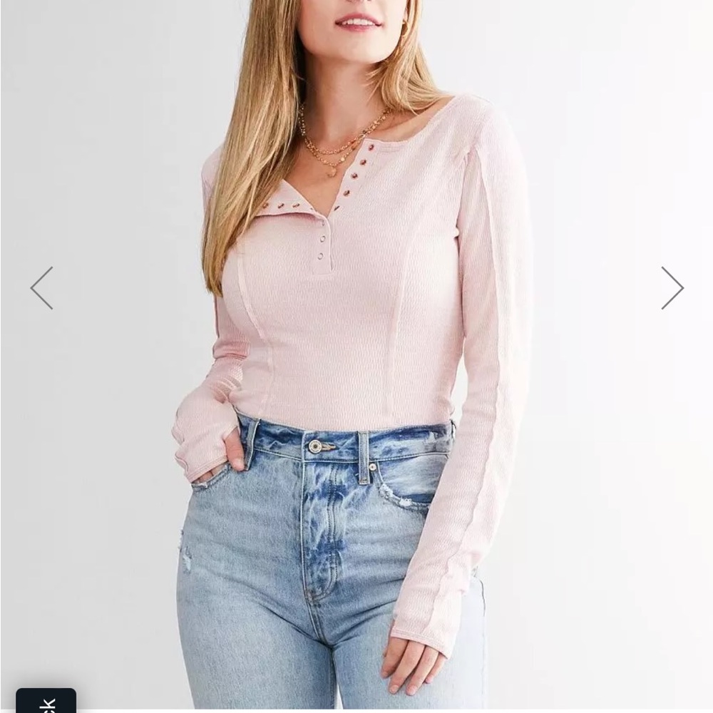 Free People Sloan Bodysuit in Nectar size M